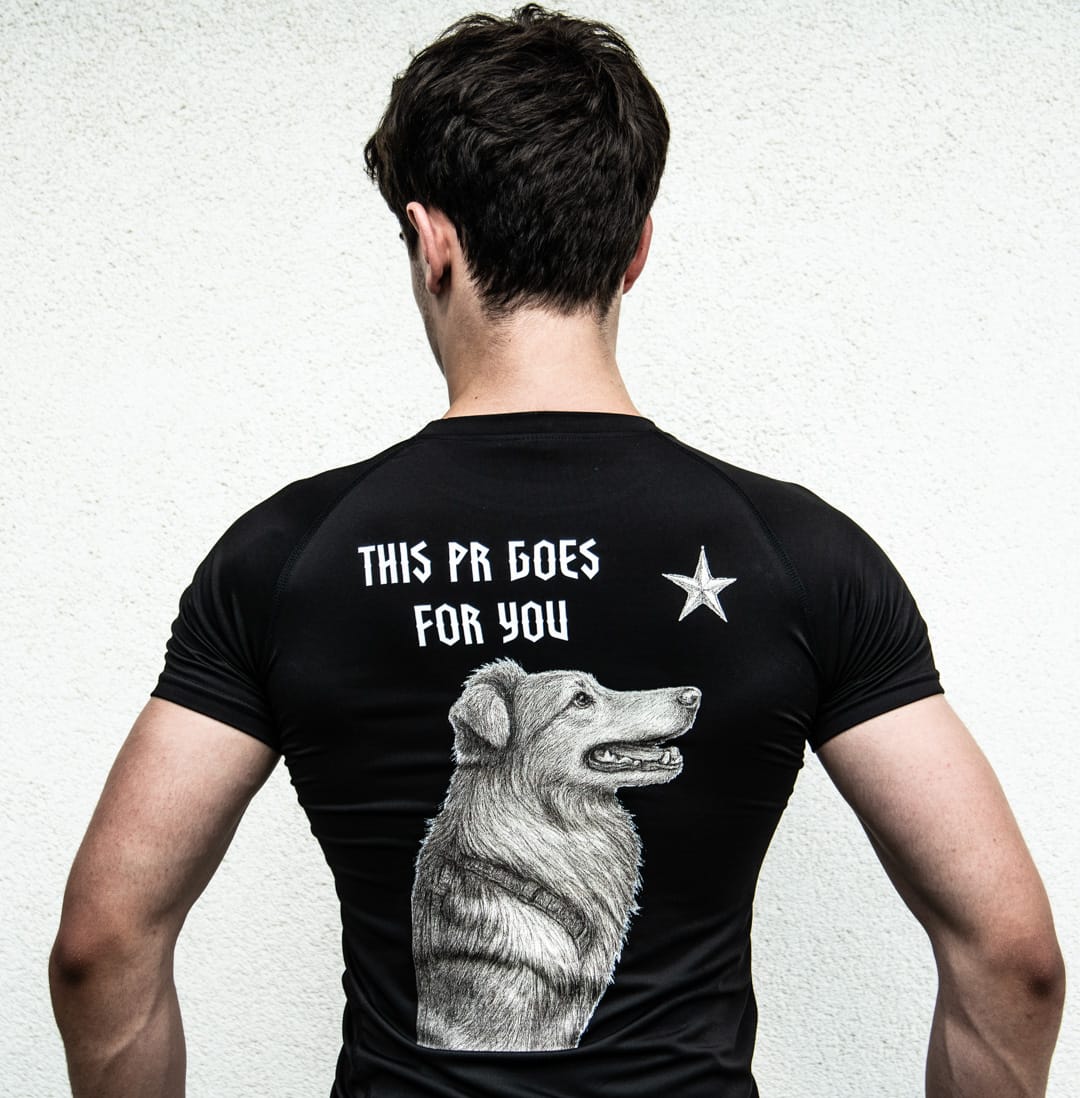 Miss you (camiseta de compresión de manga corta personalizable)