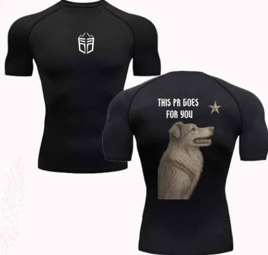 Miss you (camiseta de compresión de manga corta personalizable)